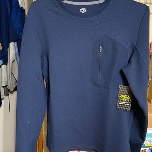 Athletic Works Blue Long Sleeve Shirt